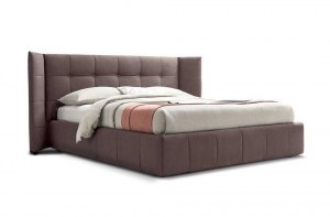 Современная итальянская кровать Foster в мягкой обивке